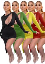 This Women Sexy Cut Out Slit Dress Design Made Of High Quality Polyster And Spandex Material. It Come With Good Stretch And Wearing Comfortable And Feeling Freedom. The Tight And Fitted Dress Is The Most Popular Options From Party Girls. Shop Bodycon Dresses At Global Lover And Find Amazing Designs Sequins