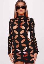 This Women Sexy Cutout Dress Design Made Of High Quality Polyster And Spandex Material