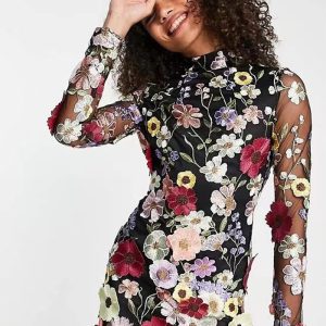 This Women Sexy Floral Bodycon Dress Design Made Of High Quality Polyster And Spandex Material. It Come With Good Stretch And Wearing Comfortable And Feeling Freedom. The Tight And Fitted Dress Is The Most Popular Options From Party Girls. Shop Bodycon Dresses At Global Lover And Find Amazing Designs Sequins