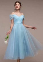 This Women Sexy Off Shoulder Mesh Wedding Bridesmaid Dress Design Made Of High Level Material