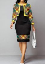 This Women Sexy Strap Dress Cardigan Two-Piece Set Bodycon Jacket Two-Piece Set Design Made Of High End Polyster And Spandex Material