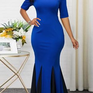 This Women Spring Half Sleeve Bodycon Sexy Dress Made Of Soft And Elastic Fabric. Global Lover Wholesale Plus Size Dresses And Hope Curvy Ladies Find Here a Warm And Exciting Place To Shop Affordable Curvy Dresses Online - Plus Size Casual