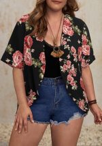 This Women Printed Sweet Short Sleeves Floral Print Plus Size Tops made of comfortable and elastic fabric. It is wholesale sexy plus size tops for women. With the gradual rise of feminist awareness