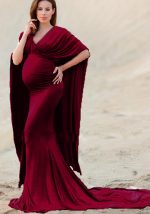 This Women Red V-neck Half Sleeves Floor-Length Maternity Dresses made of soft and comfortable material. It is a must-have item for pregnant women. Global Lover offer newest wholesale maternity dresses and hope pregnant ladies find here a warm and exciting place to shop affordable pregnant dresses - pregnant casual dresses