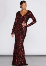 This Women Spring And Summer Party Sequin Evening Dress Design Made Of Good Quality Polyster And Spandex Material