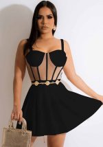 This Women Black Halter Sleeveless Lace Skater Dresses design made of high quality polyster and spandex material. Women¡¯s skater dresses suit for all shapes girls. Cheap skater dresses is a great buy at global lover. When you need other type of wholesale women¡¯s dresses