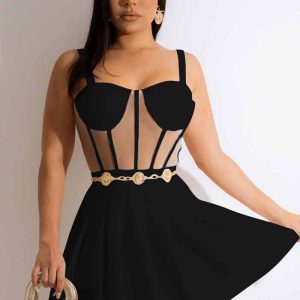 This Women Black Halter Sleeveless Lace Skater Dresses design made of high quality polyster and spandex material. Women¡¯s skater dresses suit for all shapes girls. Cheap skater dresses is a great buy at global lover. When you need other type of wholesale women¡¯s dresses