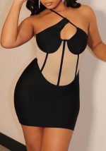 This Women Summer Mesh Colorblock Backless Bodycon Dress Design Made Of High Quality Polyster And Spandex Material. It Come With Good Stretch And Wearing Comfortable And Feeling Freedom. The Tight And Fitted Dress Is The Most Popular Options From Party Girls. Shop Bodycon Dresses At Global Lover And Find Amazing Designs Sequins