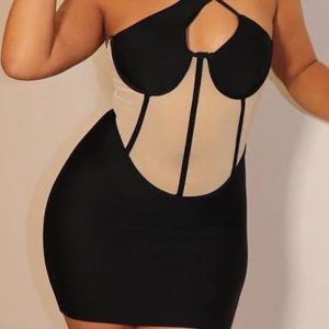 This Women Summer Mesh Colorblock Backless Bodycon Dress Design Made Of High Quality Polyster And Spandex Material. It Come With Good Stretch And Wearing Comfortable And Feeling Freedom. The Tight And Fitted Dress Is The Most Popular Options From Party Girls. Shop Bodycon Dresses At Global Lover And Find Amazing Designs Sequins