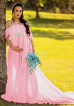 This Women Pink Off-the-shoulder Short Sleeves Lace Floor-Length Maternity Dresses made of soft and comfortable material. It is a must-have item for pregnant women. Global Lover offer newest wholesale maternity dresses and hope pregnant ladies find here a warm and exciting place to shop affordable pregnant dresses - pregnant casual dresses