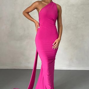 This Women Summer Sexy Backless Pleated Solid Sleeveless Dress Design Made Of High Quality Polyster And Spandex Material