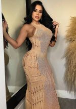 This Women Summer Sexy Hollow Beach Long Dress Design Made Of High Quality Polyster And Spandex Material