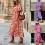 This Women v Neck Chic Summer Bohemian Print Dress Design Made Of High Quality Polyster And Spandex Material. Print Dresses Is More Interesting And Stylish. Print Maxi Dresses Is One Of The Popular Item For Islander Vocations. Women¡¯s Print Dresses At Global Lover Comes With Forever Floral