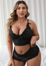 This Women Lace Bow Sexy Lingerie Set Made Of Durable And Elastic Material. Women¡¯s Plus Size Wholesale Lingerie At Global Lover Pay More Attention To The Novelty And Uniqueness Of Styles. We Offer Huge Selections Of Sexy Plus Size Lingerie Xl