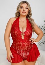 This Women Lace One-Piece Sexy Lingerie Made Of Durable And Elastic Material. Women¡¯s Plus Size Wholesale Lingerie At Global Lover Pay More Attention To The Novelty And Uniqueness Of Styles. We Offer Huge Selections Of Sexy Plus Size Lingerie Xl