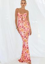 This Women Strappy Printed Mesh Sexy Dress Design Made Of High Quality Polyster And Spandex Material. Print Dresses Is More Interesting And Stylish. Print Maxi Dresses Is One Of The Popular Item For Islander Vocations. Women¡¯s Print Dresses At Global Lover Comes With Forever Floral