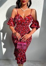 This Women Summer Prints Suspender Sexy Dress Design Made Of High Quality Polyster And Spandex Material. Print Dresses Is More Interesting And Stylish. Print Maxi Dresses Is One Of The Popular Item For Islander Vocations. Women¡¯s Print Dresses At Global Lover Comes With Forever Floral