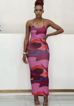 This Women Suspender Sexy Printed Long Skirt Design Made Of High Quality Polyster And Spandex Material. Print Dresses Is More Interesting And Stylish. Print Maxi Dresses Is One Of The Popular Item For Islander Vocations. Women¡¯s Print Dresses At Global Lover Comes With Forever Floral