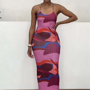 This Women Suspender Sexy Printed Long Skirt Design Made Of High Quality Polyster And Spandex Material. Print Dresses Is More Interesting And Stylish. Print Maxi Dresses Is One Of The Popular Item For Islander Vocations. Women¡¯s Print Dresses At Global Lover Comes With Forever Floral