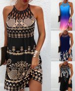 This Women's Cutout Print Sleeveless Casual Dress Design Made Of High Quality Polyster And Spandex Material. Print Dresses Is More Interesting And Stylish. Print Maxi Dresses Is One Of The Popular Item For Islander Vocations. Women¡¯s Print Dresses At Global Lover Comes With Forever Floral