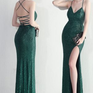 This Womensexy Backless Formal Party Evening Dress Design Made Of Good Quality Polyster And Spandex Material