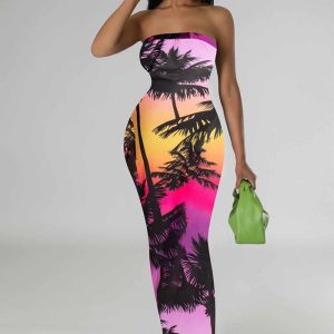 This Women's Digital Positioning Print Wrap Dresses Club Maxi Dress Design Made Of High Quality Polyster And Spandex Material. It Come With Good Stretch And Wearing Comfortable And Feeling Freedom. The Tight And Fitted Dress Is The Most Popular Options From Party Girls. Shop Bodycon Dresses At Global Lover And Find Amazing Designs Sequins