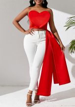 This Women's Fashion Chic Strapless Cropped Sexy Women's Top Is Soft And Comfortable. Camisole Tank Top Is a Must-Have Item For Your Closet