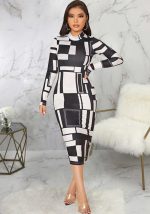 This Women's Fashion Digital Printed Long Sleeve Round Neck Sexy Tight Fitting Bodycon Dress Design Made Of High Quality Polyster And Spandex Material. It Come With Good Stretch And Wearing Comfortable And Feeling Freedom. The Tight And Fitted Dress Is The Most Popular Options From Party Girls. Shop Bodycon Dresses At Global Lover And Find Amazing Designs Sequins