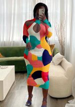 This Women's Multi-Color Ribbed Long Sleeves Midi Bodycon Dress Design Made Of High Quality Polyster And Spandex Material. It Come With Good Stretch And Wearing Comfortable And Feeling Freedom. The Tight And Fitted Dress Is The Most Popular Options From Party Girls. Shop Bodycon Dresses At Global Lover And Find Amazing Designs Sequins