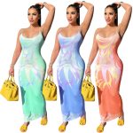 This Women's Sexy Sling Chic Print Backless Long Dress Design Made Of High Quality Polyster And Spandex Material. Print Dresses Is More Interesting And Stylish. Print Maxi Dresses Is One Of The Popular Item For Islander Vocations. Women¡¯s Print Dresses At Global Lover Comes With Forever Floral