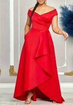 This Women's Solid Color Pleated Dress Made Of Soft And Elastic Fabric. Global Lover Wholesale Plus Size Dresses And Hope Curvy Ladies Find Here a Warm And Exciting Place To Shop Affordable Curvy Dresses Online - Plus Size Casual