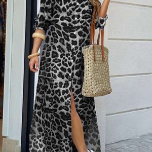 This Women's Spring/Summer Fashion Casual Turndown Collar Single Breasted Maxi Shirt Dress Design Made Of High Quality Polyster And Spandex Material. It Is Stretchy