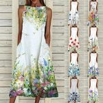 This Women's Summer Dress Floral Print Elegant Dress Design Made Of High Quality Polyster And Spandex Material. Print Dresses Is More Interesting And Stylish. Print Maxi Dresses Is One Of The Popular Item For Islander Vocations. Women¡¯s Print Dresses At Global Lover Comes With Forever Floral