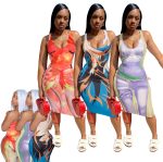 This Women's Summer See-Through Sexy Print Dress Women Design Made Of High Quality Polyster And Spandex Material. Print Dresses Is More Interesting And Stylish. Print Maxi Dresses Is One Of The Popular Item For Islander Vocations. Women¡¯s Print Dresses At Global Lover Comes With Forever Floral