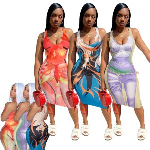 This Women's Summer See-Through Sexy Print Dress Women Design Made Of High Quality Polyster And Spandex Material. Print Dresses Is More Interesting And Stylish. Print Maxi Dresses Is One Of The Popular Item For Islander Vocations. Women¡¯s Print Dresses At Global Lover Comes With Forever Floral