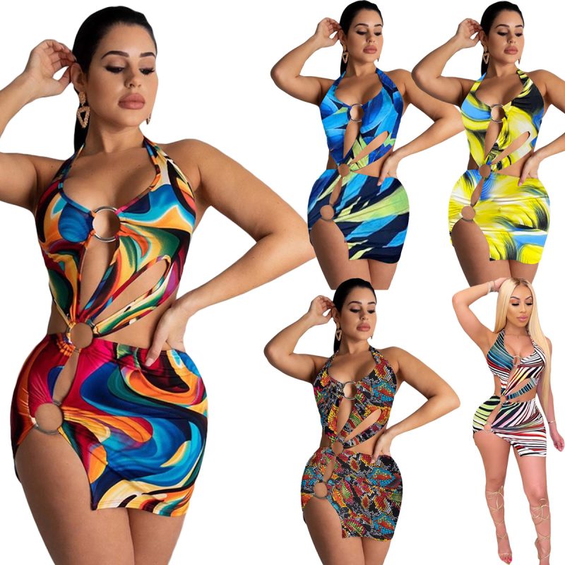 This Women's Swimwear Colorful Print Dress Design Made Of High Quality Polyster And Spandex Material. Print Dresses Is More Interesting And Stylish. Print Maxi Dresses Is One Of The Popular Item For Islander Vocations. Women¡¯s Print Dresses At Global Lover Comes With Forever Floral