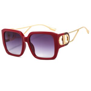 Dior Replica Sunglasses Frame Material: PC+Metal Glasses Style: Square Frame Glasses Style: Square Frame Style: Fashion OEM: Can Brands: Dior