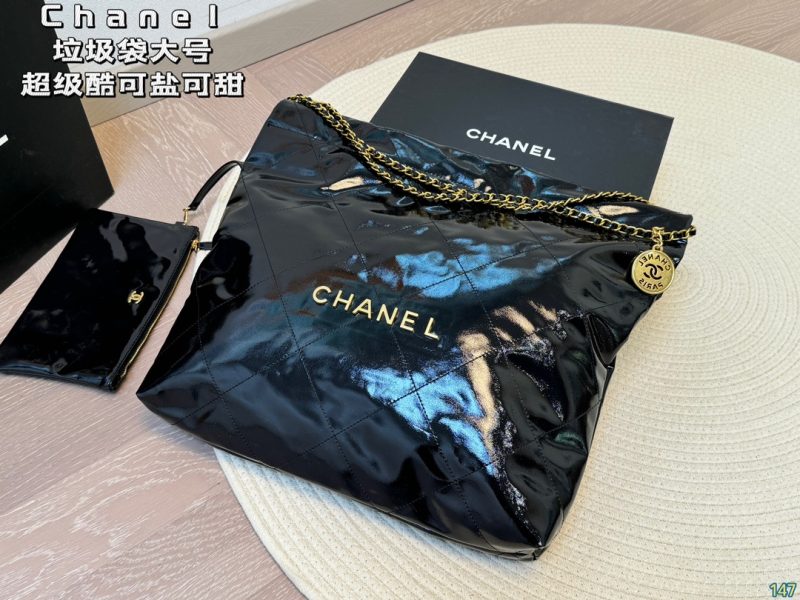 Chanel Gold Coin Bag Shopping Bag