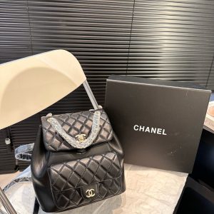 With folding box Chanel backpack