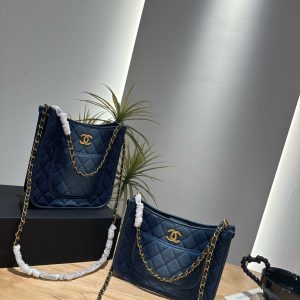 Original denim Chanel 24 denim Tote bag