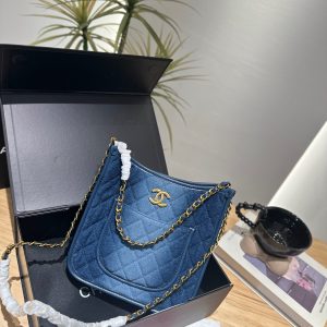 Original denim Chanel 24 denim Tote bag