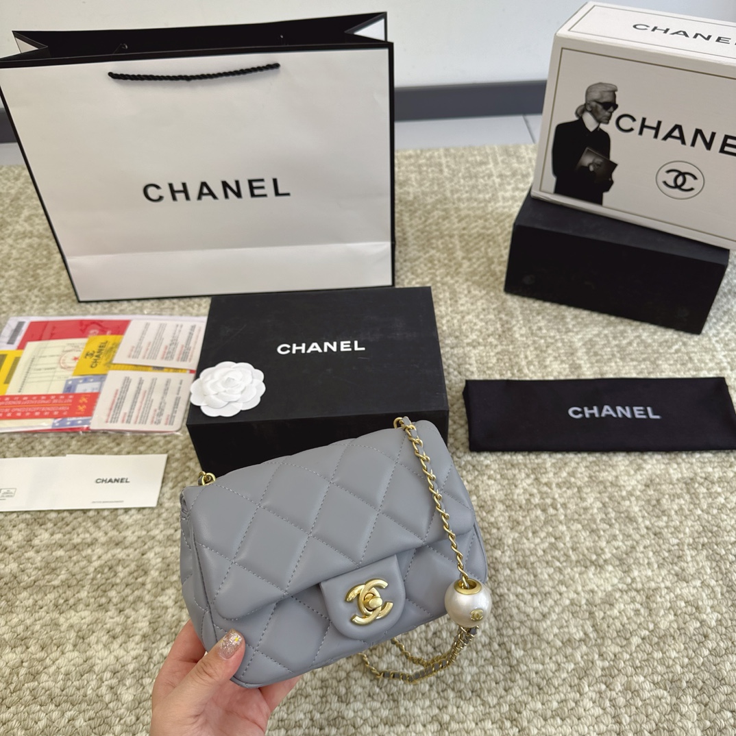 Chanel 24s glutinous rice balls pearl bag color chart ✔️p