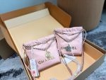 Chanel gold coin tote bag