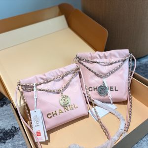 Chanel gold coin tote bag