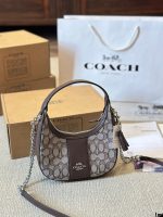 The cutie is here! Coach's latest Carmen shoulder underarm crescent bag