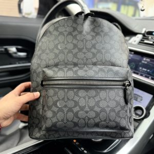 Upgraded version high-end goods"Coach/Coach" backpack 's black
