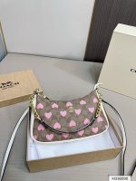 Mit Box COACH/Coach Achselhöhle Tasche Umhängetasche Crossbody Tasche Handtasche Einkaufstasche sehr große Kapazität