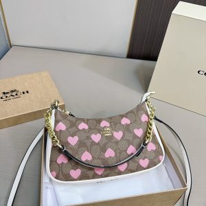 Mit Box COACH/Coach Achselhöhle Tasche Umhängetasche Crossbody Tasche Handtasche Einkaufstasche sehr große Kapazität