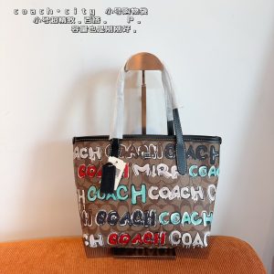 coach new city small tote bag