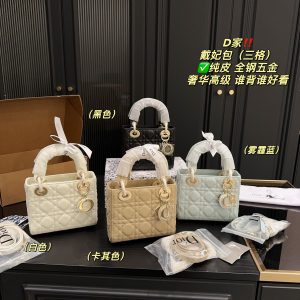 Dior Princess Diana bag (three compartments)